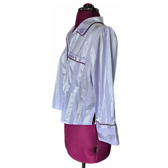 Free People Solid Pillow Talk PJ Top / Violet Frost Women's Size Medium NEW - Picture 5 of 15